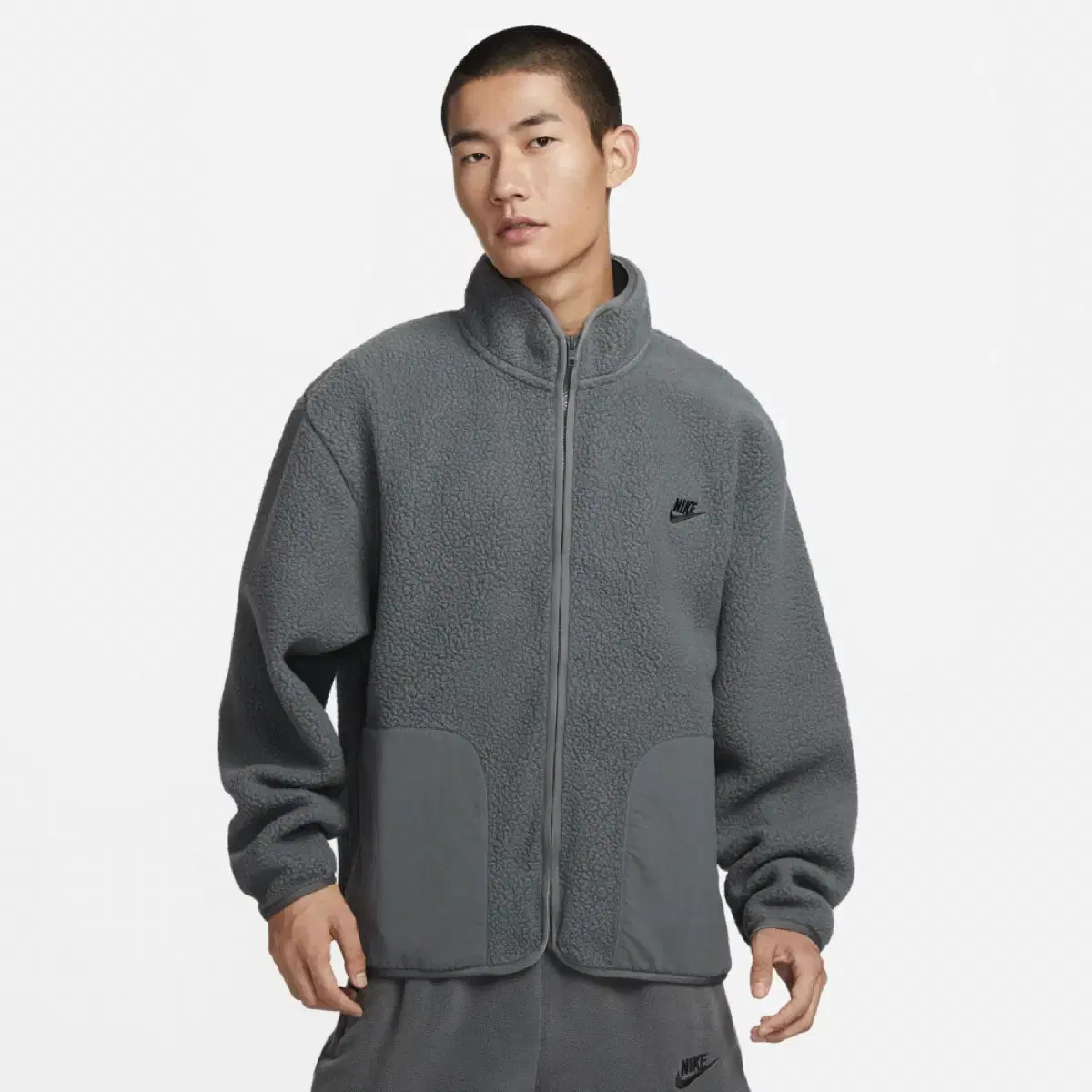 Nike Club Fleece Winterized Jacket FB8387-068 Zip-up Jacket