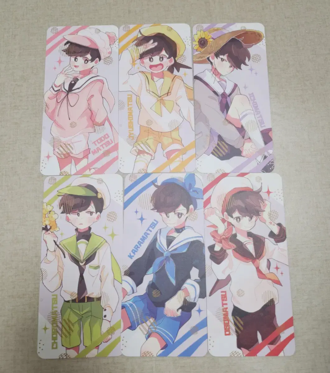 Osomatsu Award Photo Cards in Bulk