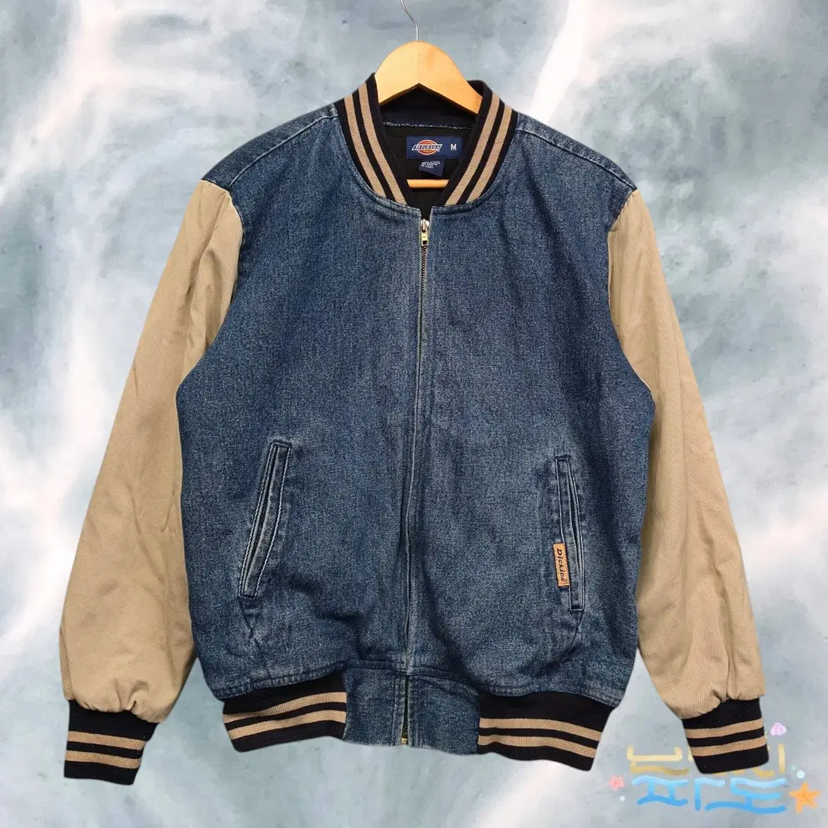 [M] DICKIES Denim Varsity Jacket