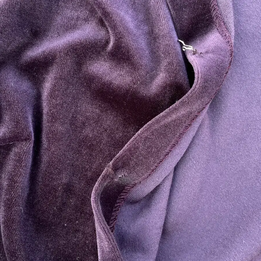 Purple velvet jacket