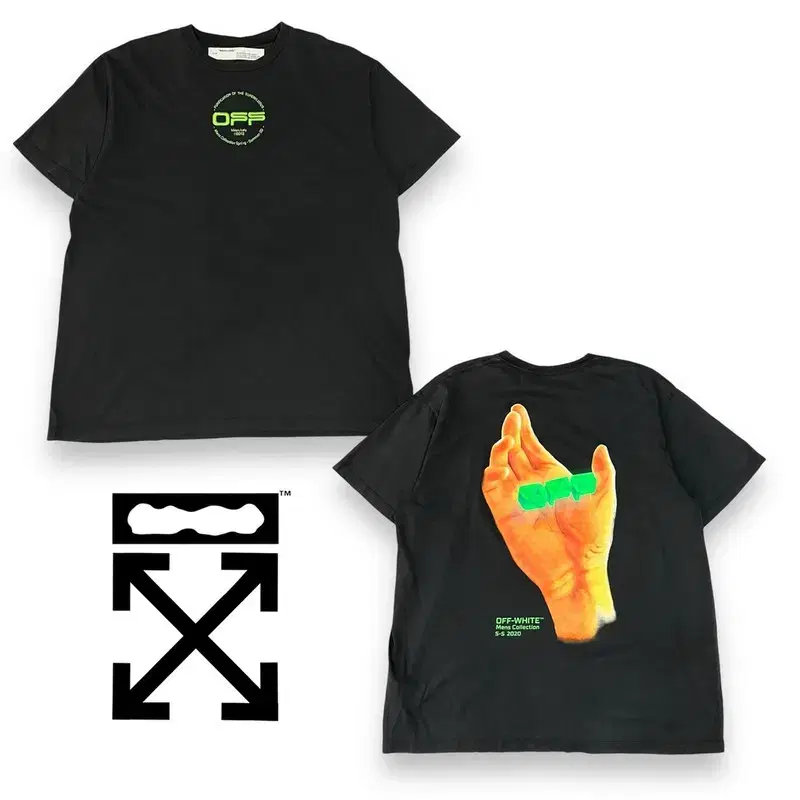 Off-White Hand Logo Printed Vahn Tee Y08093