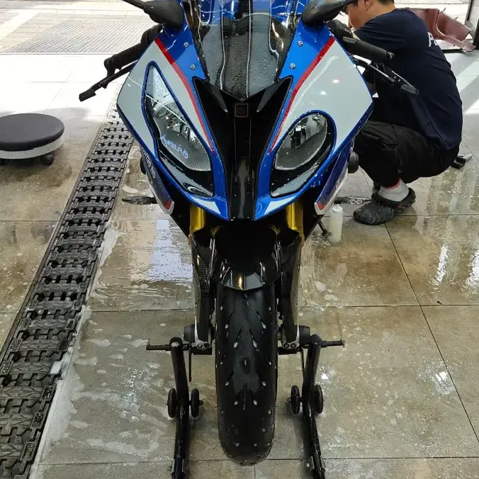 bmw s1000rr 풀튜닝 애로우 슬립온 구변완