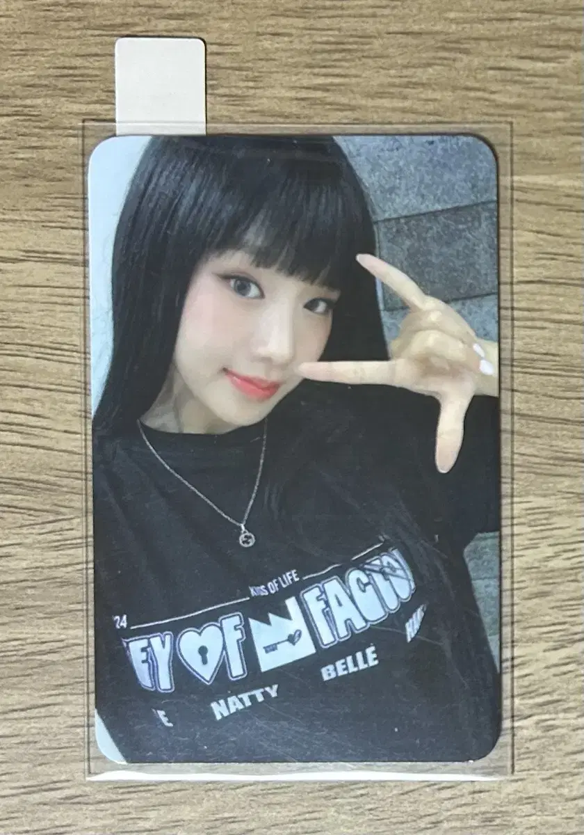 Kiss of Life natty fan con T-shirt photocard WTS