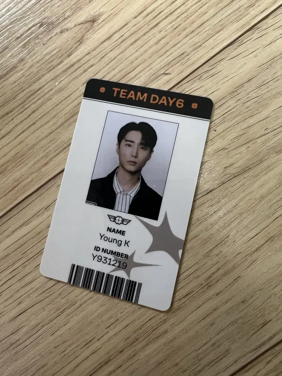 Day 6 Young Crazy Name Card