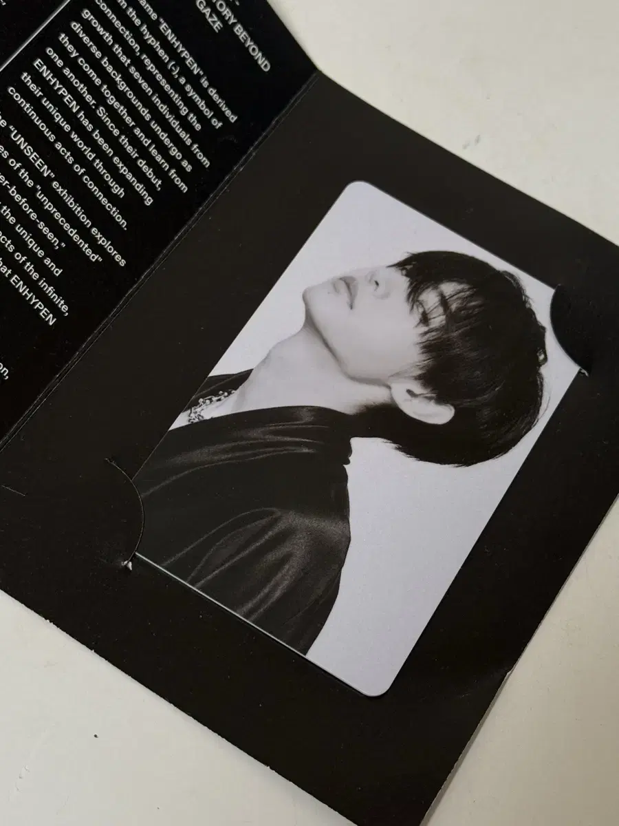 enhypen sunghoon exhibition entry photocard wts