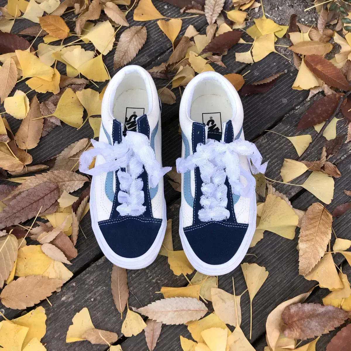 Vintage Vans navy old school