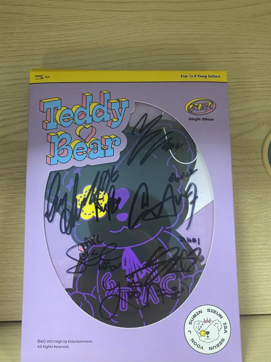 Stayc teddy bear signed album for sale (AlpoX)