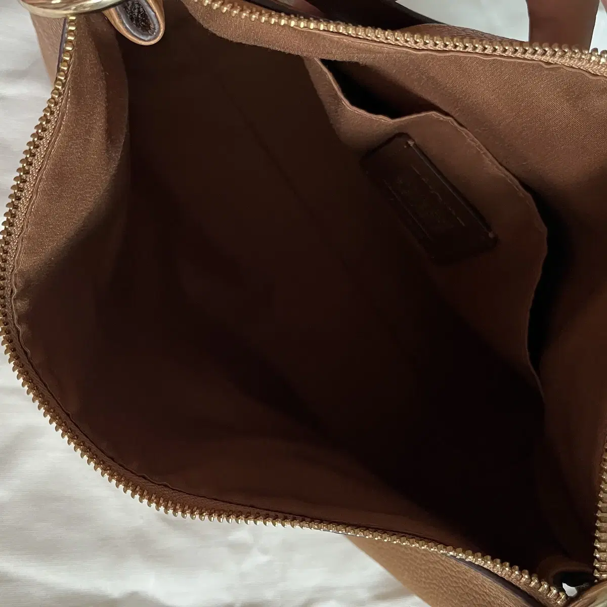 COACH 00's BrownLeather Mia Shoulder Bag