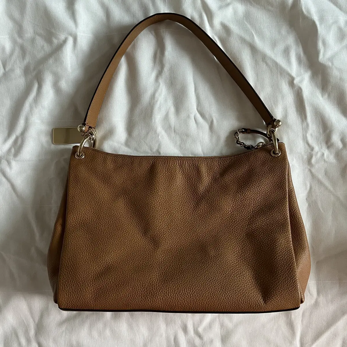 COACH 00's BrownLeather Mia Shoulder Bag