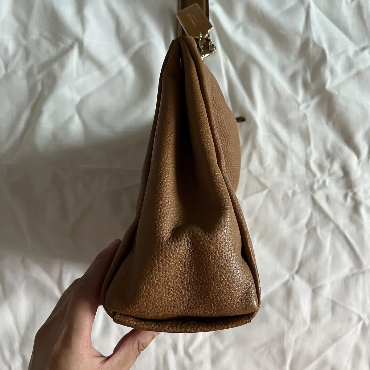 COACH 00's BrownLeather Mia Shoulder Bag