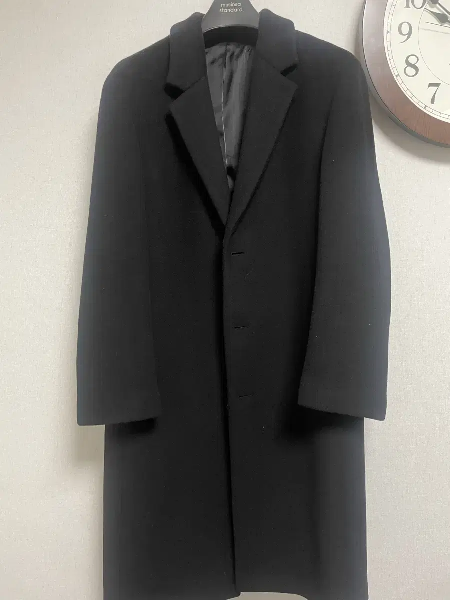 Unisex Standard Wool Blend Big Daddy Single Maxi Coat