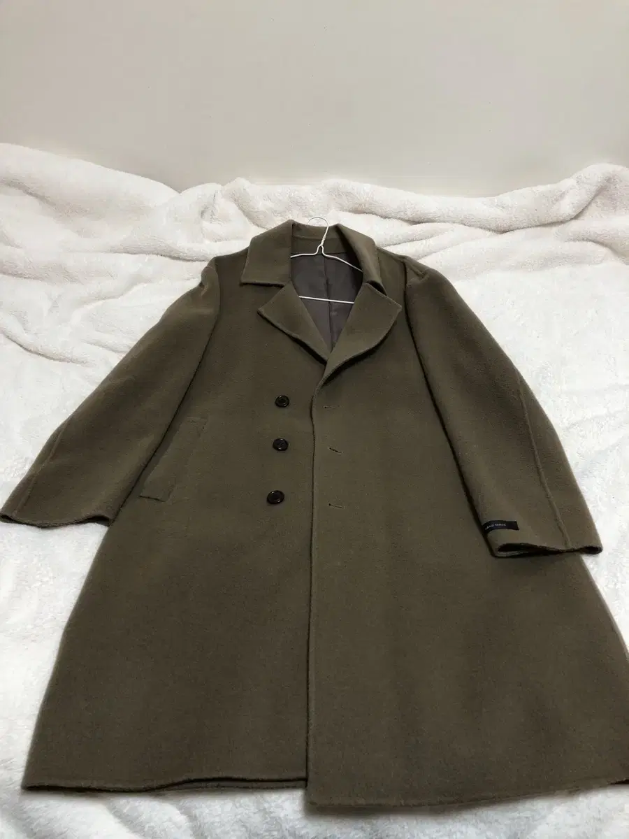 Khaki brown long coat