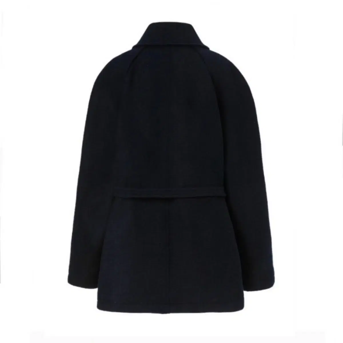 르917 Le917 Raglan Sleeve Half Coat Navy