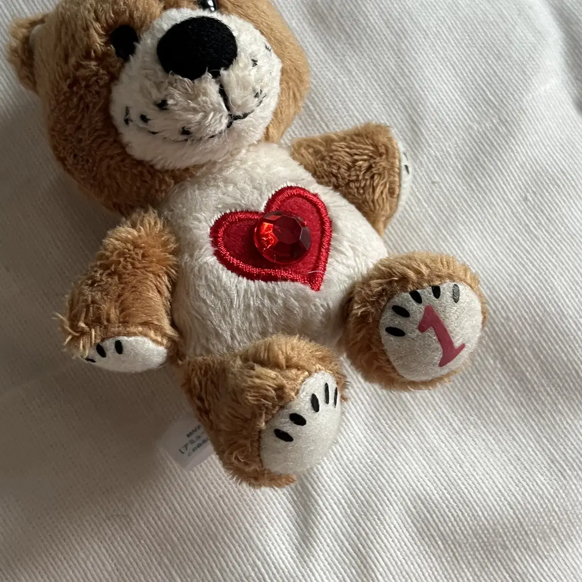 SUZY'S ZOO Heart Teddy Bear " Boof " 키링