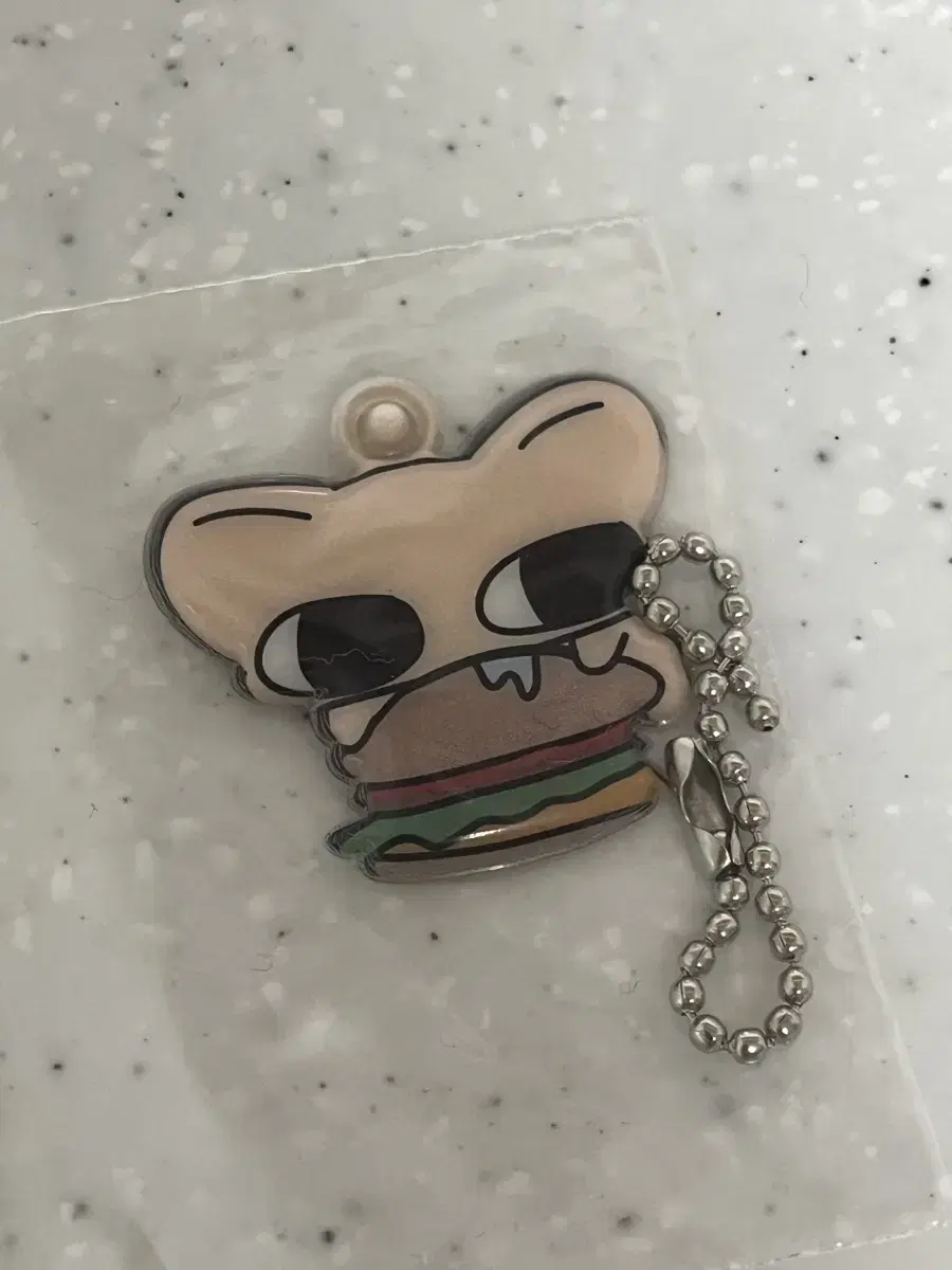 Skz sheepskin epoxy keyring