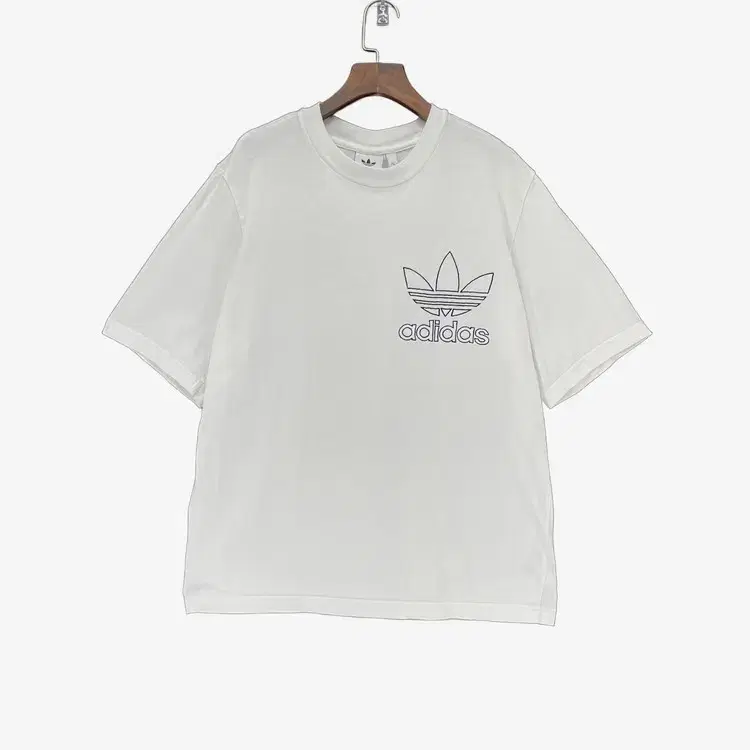 (2XL) Adidas Men's White Short Sleeve T-Shirt