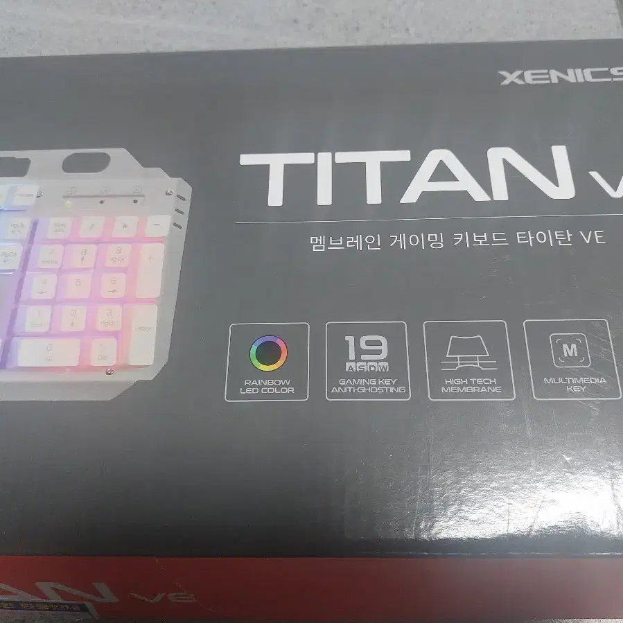 제닉스 TITAN VE 게이밍 키보드