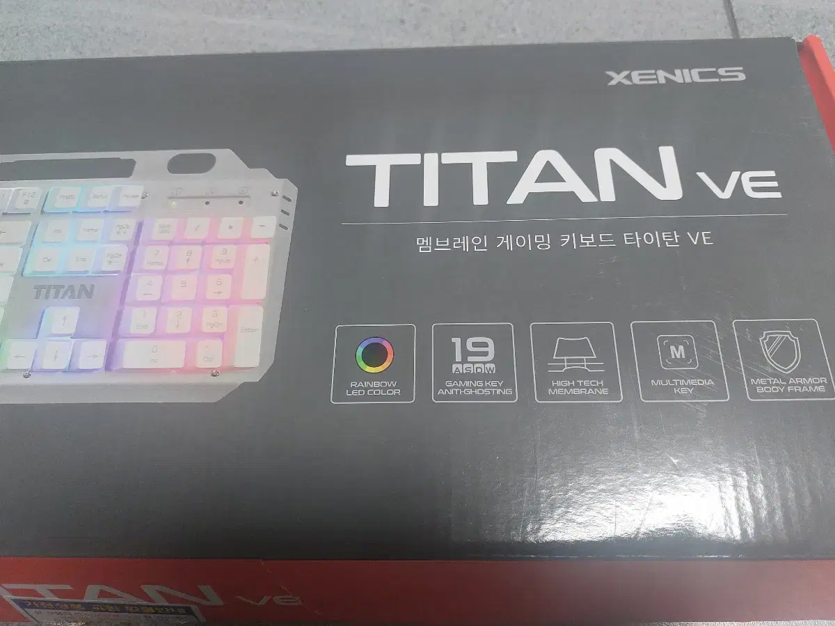 제닉스 TITAN VE 게이밍 키보드