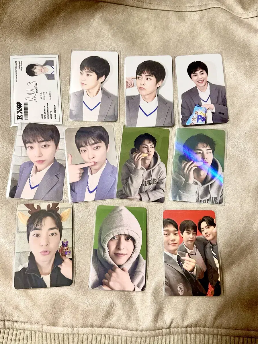 Exo xiumin seasons greetings unreleased photocard tc photocard WTS