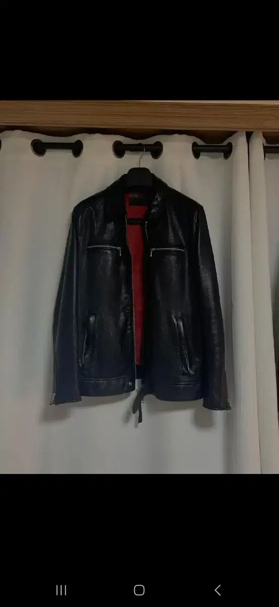 All Saints maya Leather Jacket L