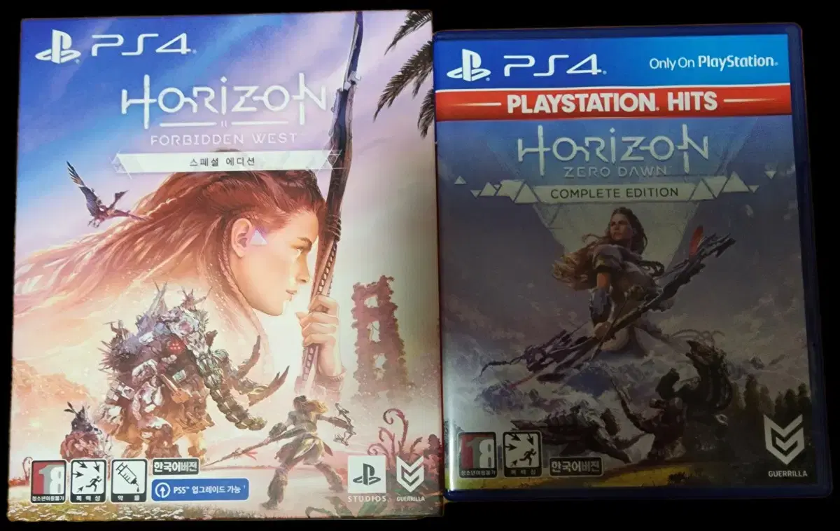 ps4 플스4 호라이즌 시리즈 1&2 (제로던,포비든 웨스트)