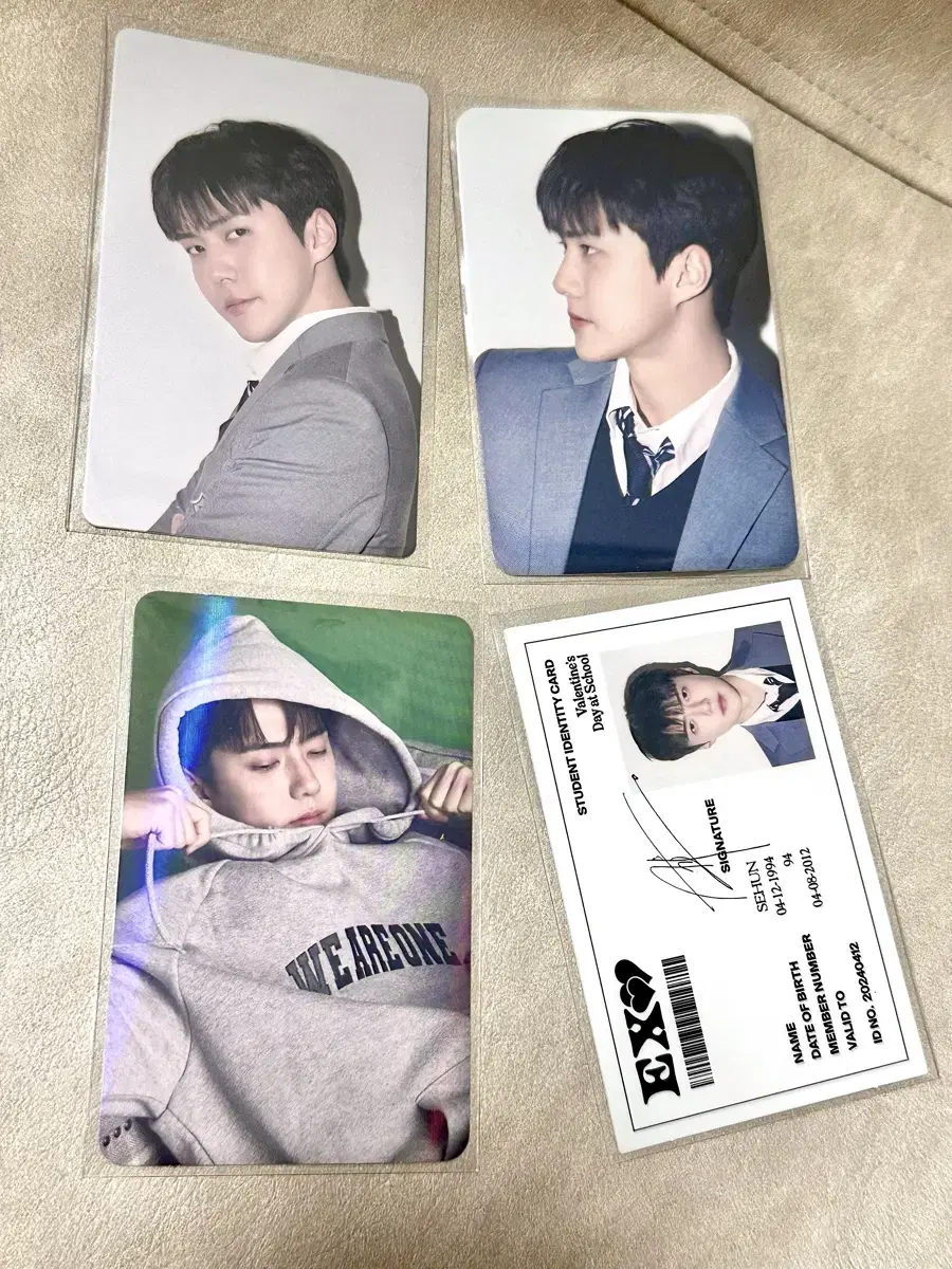 Exo sehun seasons greetings photocard unreleased photocard WTS