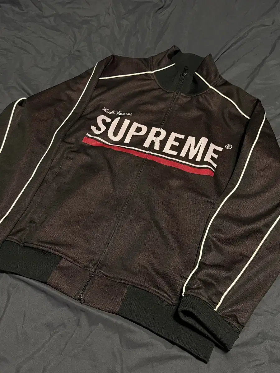 22FW Supreme World Farmers Jacquard Track Jacket XL