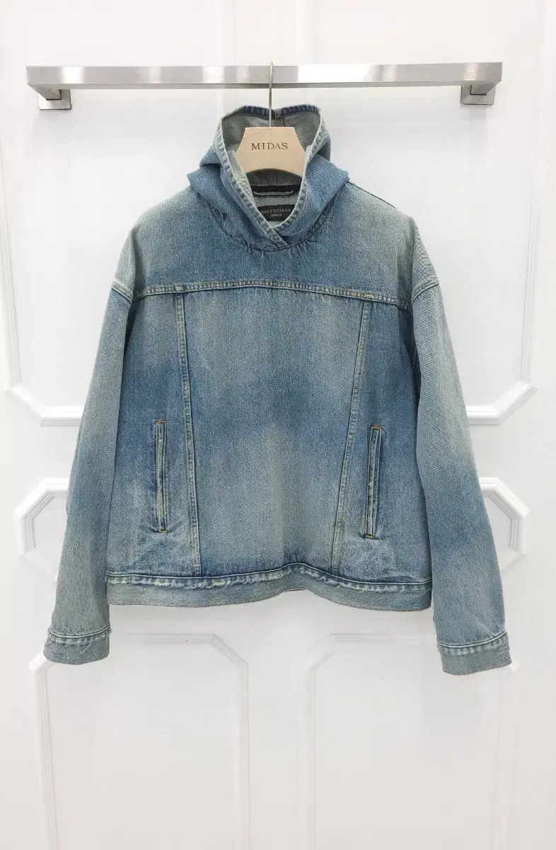 Balenciaga Pullover Denim Anorak JacketL