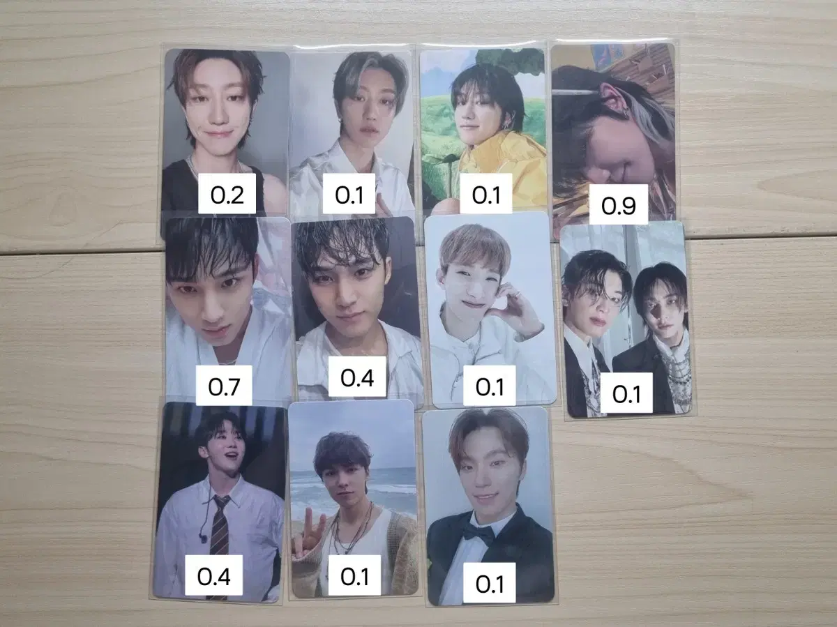 Seventeen the8 mingyu dk seungkwan chan photocard WTS