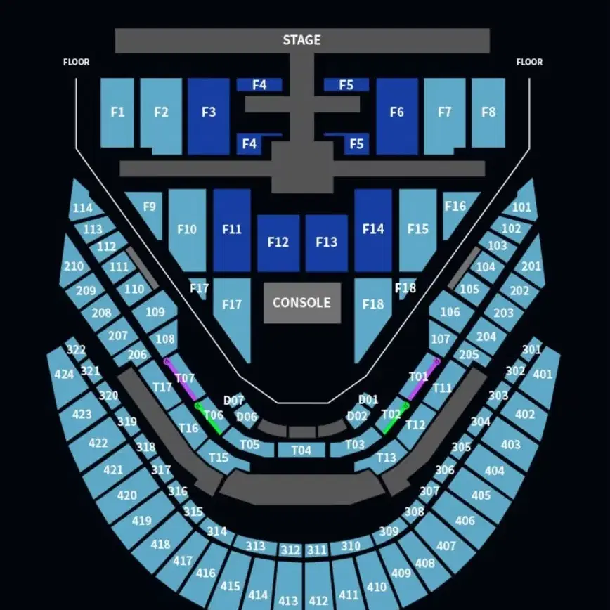 (가격 내림) 엔시티127 콘서트 막콘 1층 3층 양도 칠콘