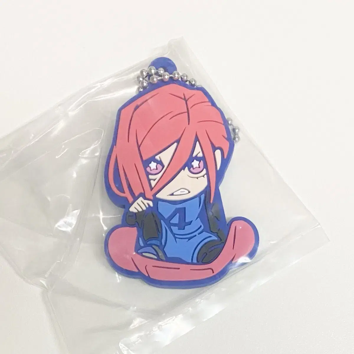 BLUELOCK Chigiri Yeoma Band-Aid Rubber Strap keyring Keychain Gacha