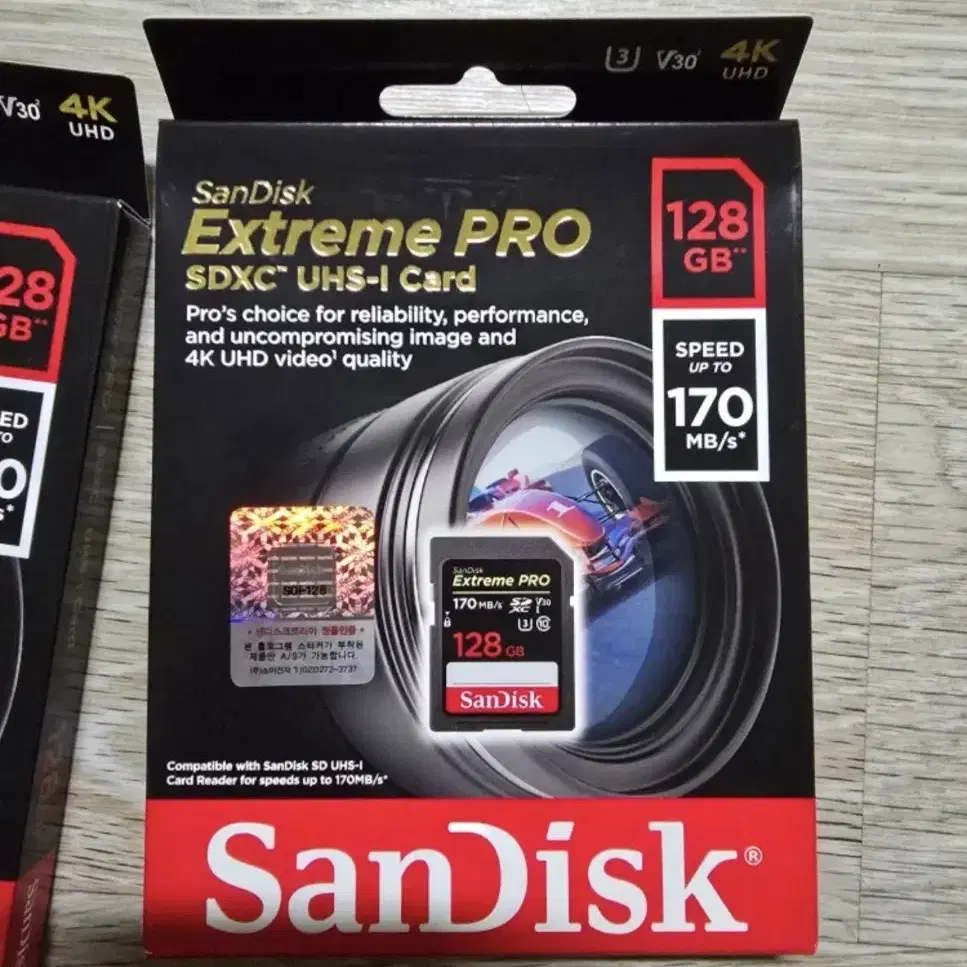 샌디스크 EXTREME PRO SDXC 128GB(170mb/s)