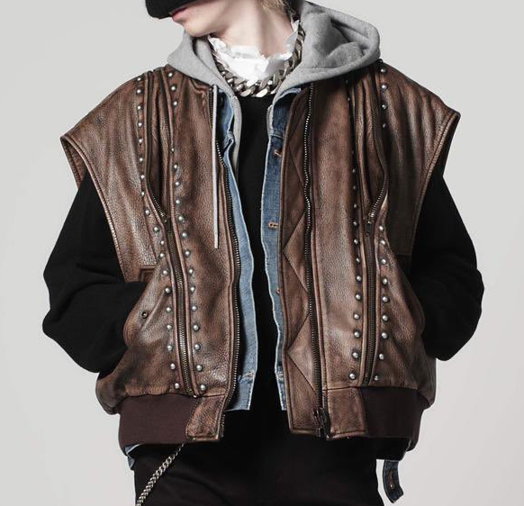 Seline 21FW Leather Vest Jacket 46