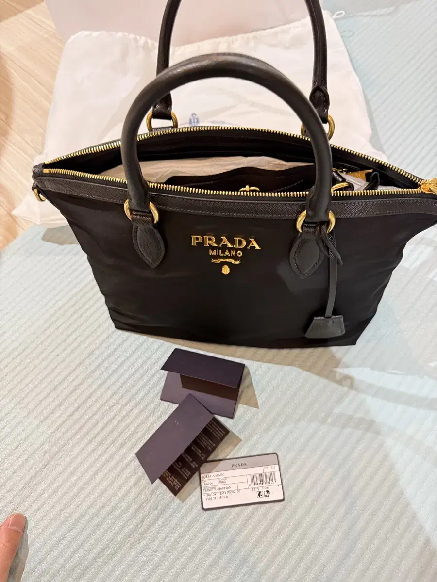 (새상품)프라다 prada 리나일론 토트백 크로스백