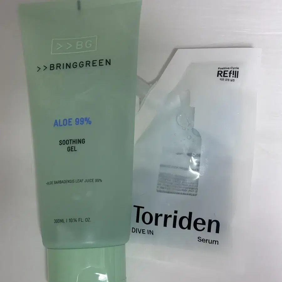 브링그린 알로에 수딩젤+ 토리든 앰플 리필 50ml