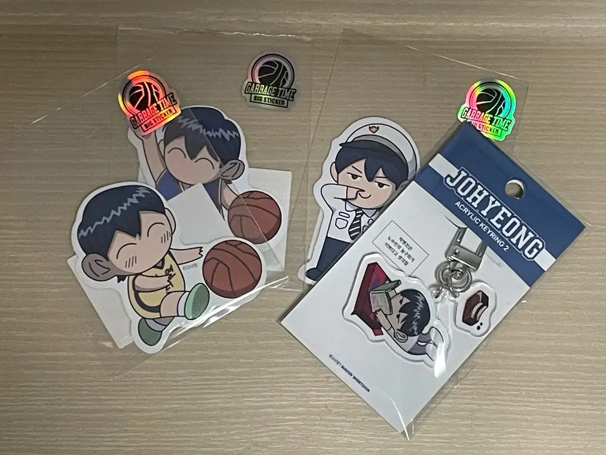 GarbageTime Park Byungchan Big Sticker Ssakpung Keyring bulk sells