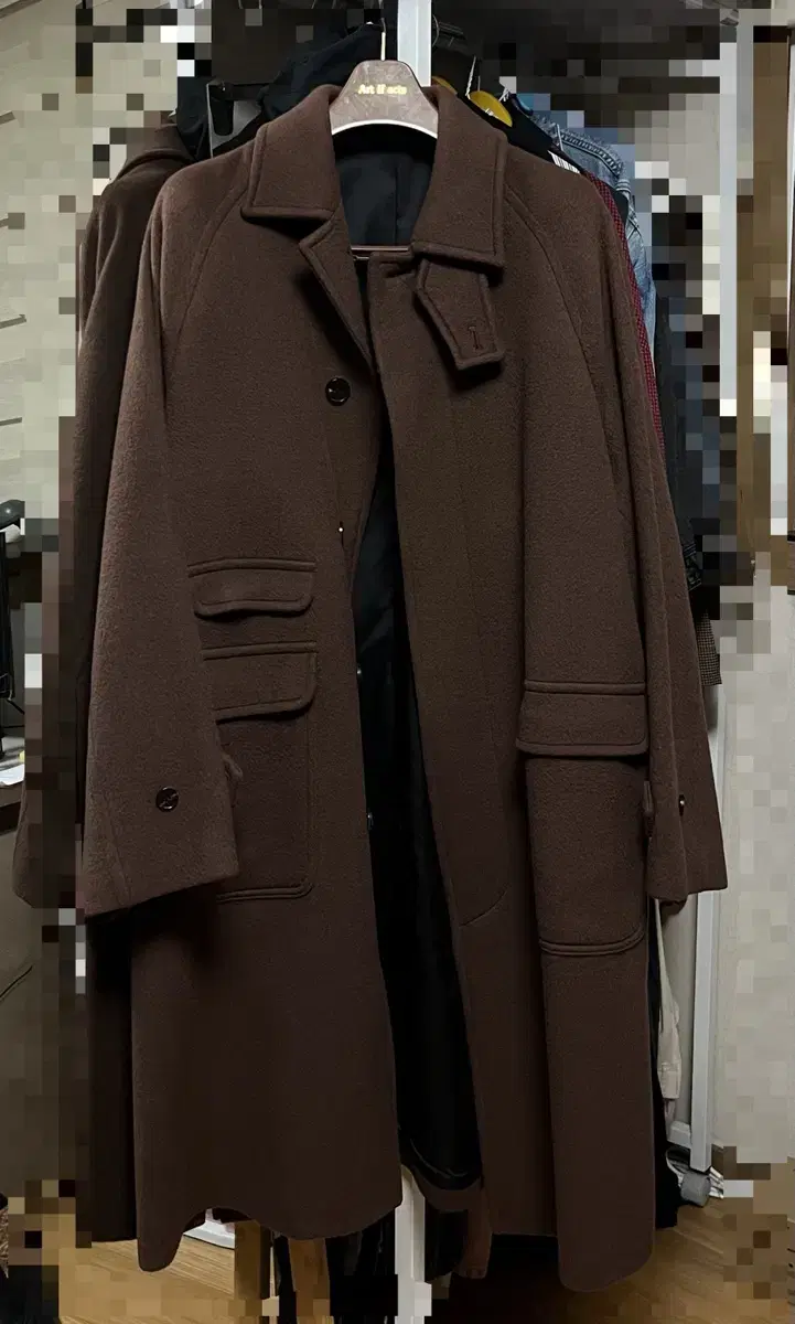 [M] FW19 Artifacts Balmacan Coat Brown