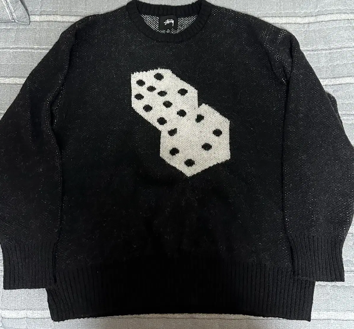 Stussy Dice Mohair Knit XL