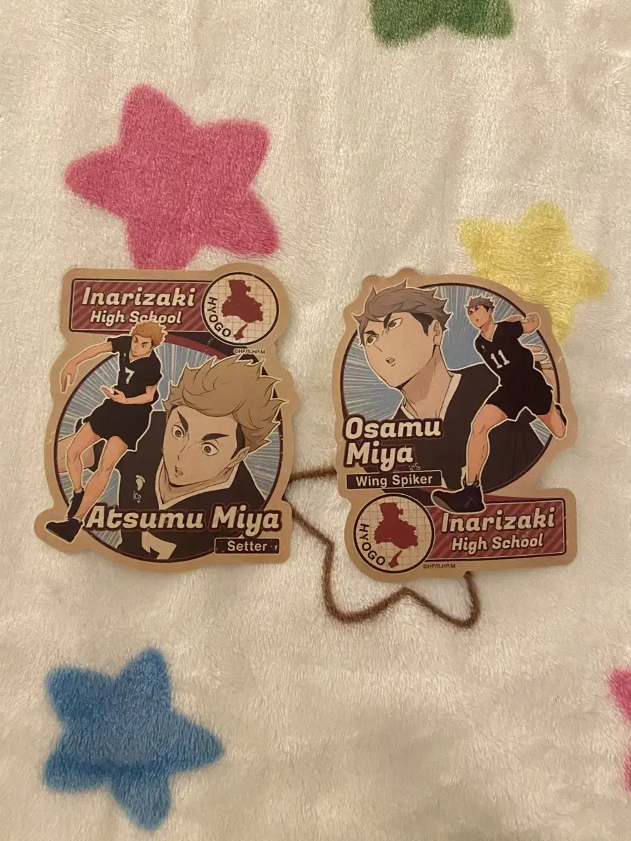 Haikyuu Miya Twins Atsumu Miya and Osamu Miya Travel Stickers