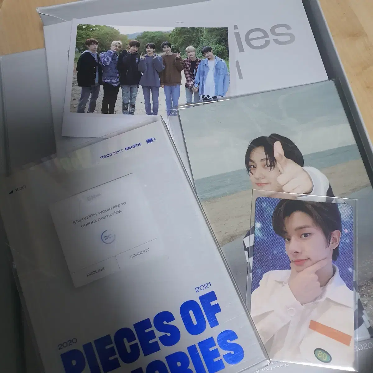 Enhypen Memories STEP1 + Piece of Memories WTS