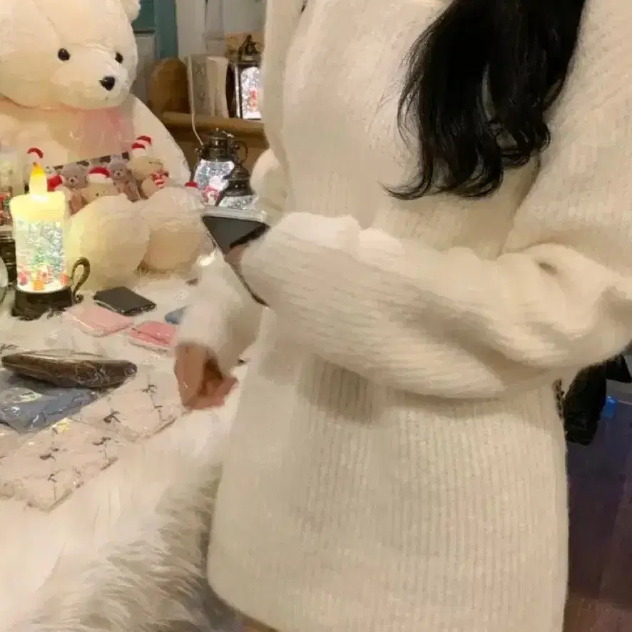 플레버마켓 oversized alpaca knit/리에뜨 아카이브 윤슬샵