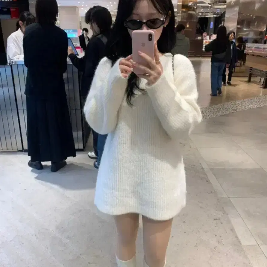 플레버마켓 oversized alpaca knit/리에뜨 아카이브 윤슬샵