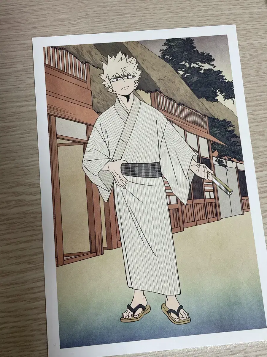 Hiroaka Nahia Bakugo Katsuki Yukata Illustrator postcard wts Sells