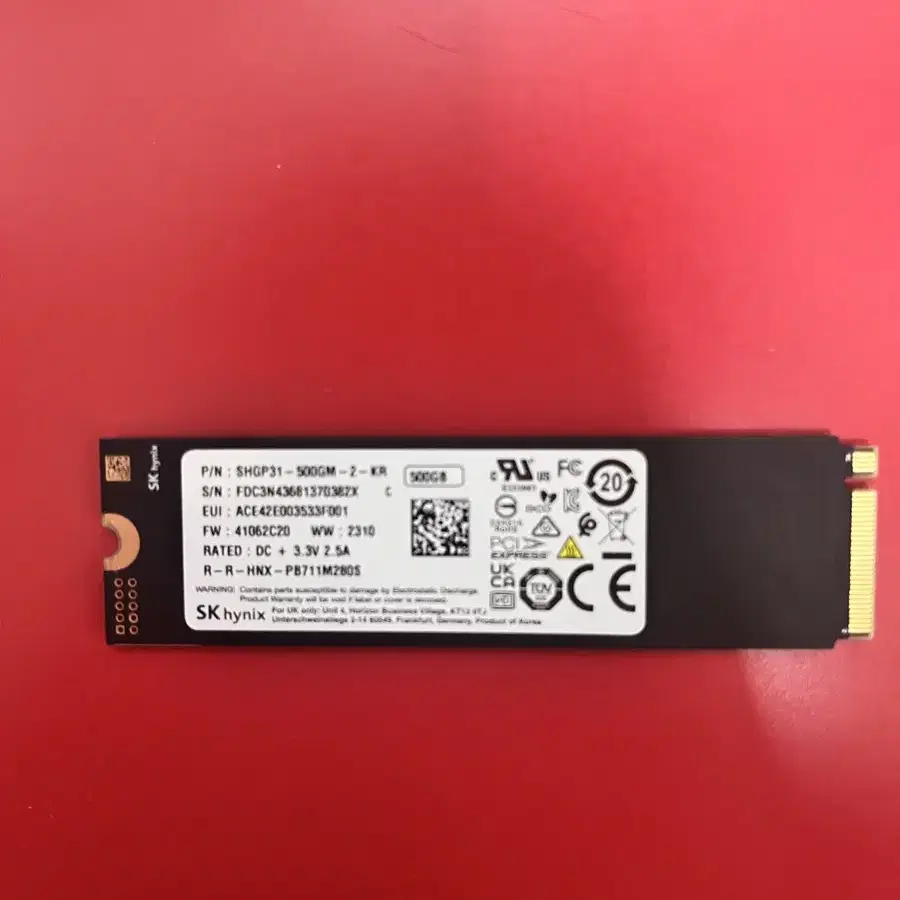 SK 하이닉스 Gold P31 M.2 SSD 500gb