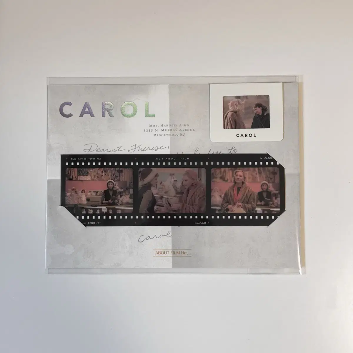 Carol CGV pre-order benefit AboutFilm