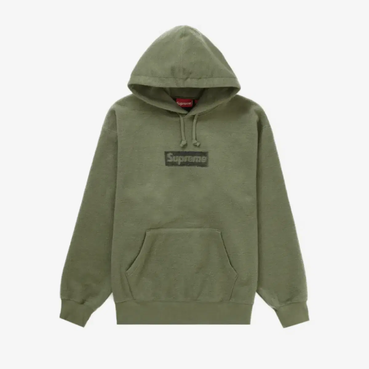 Supreme Inside Out Boxed Logo Hoodie Olive [ M ].