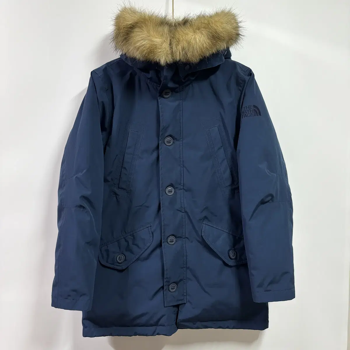 [90] The North Face White Belle Meriden Puffer Jacket