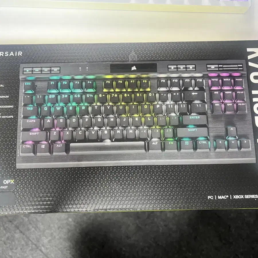 커세어 k70 rgb tkl opx 광적축\광축 키보드 8000hz