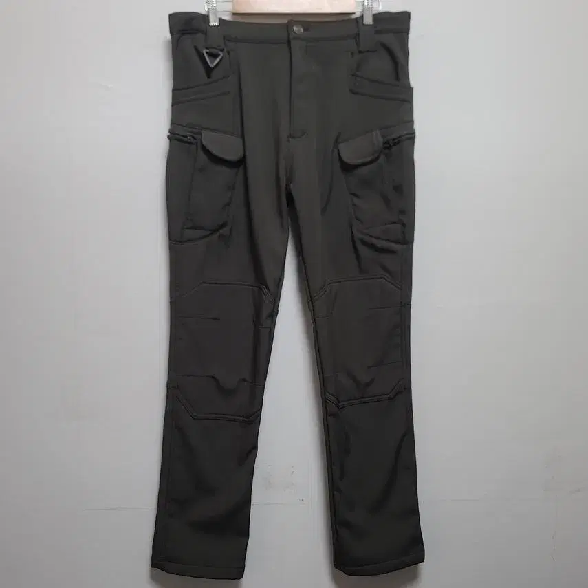 [vintage] Men's Multi-Pocket Brushed Tactical Tactical Pants with Back Banding XL