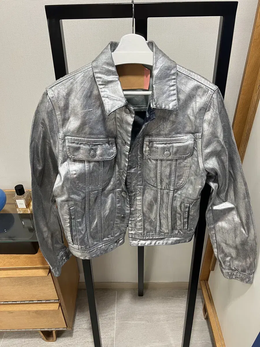 Akne Studios Denim Jacket Silver 48